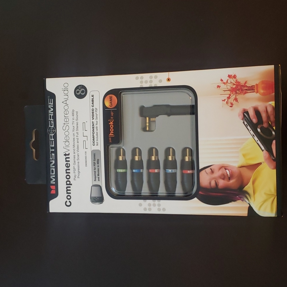 Monster Game Component Video Stereo Audio for PSP